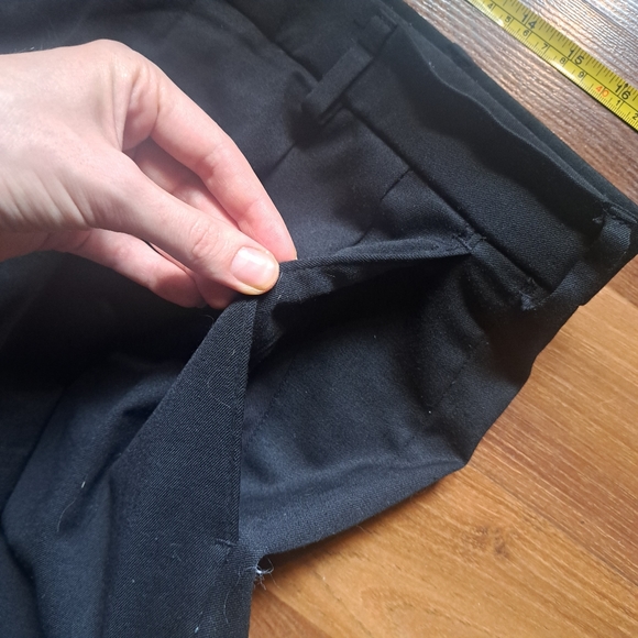 Black Formal Men's Dress Pants Classic Staple Business Work Career Wear - Picture 2 of 8